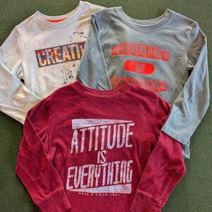 Bundle Boy's Long Sleeve T-shirts 5T 💙